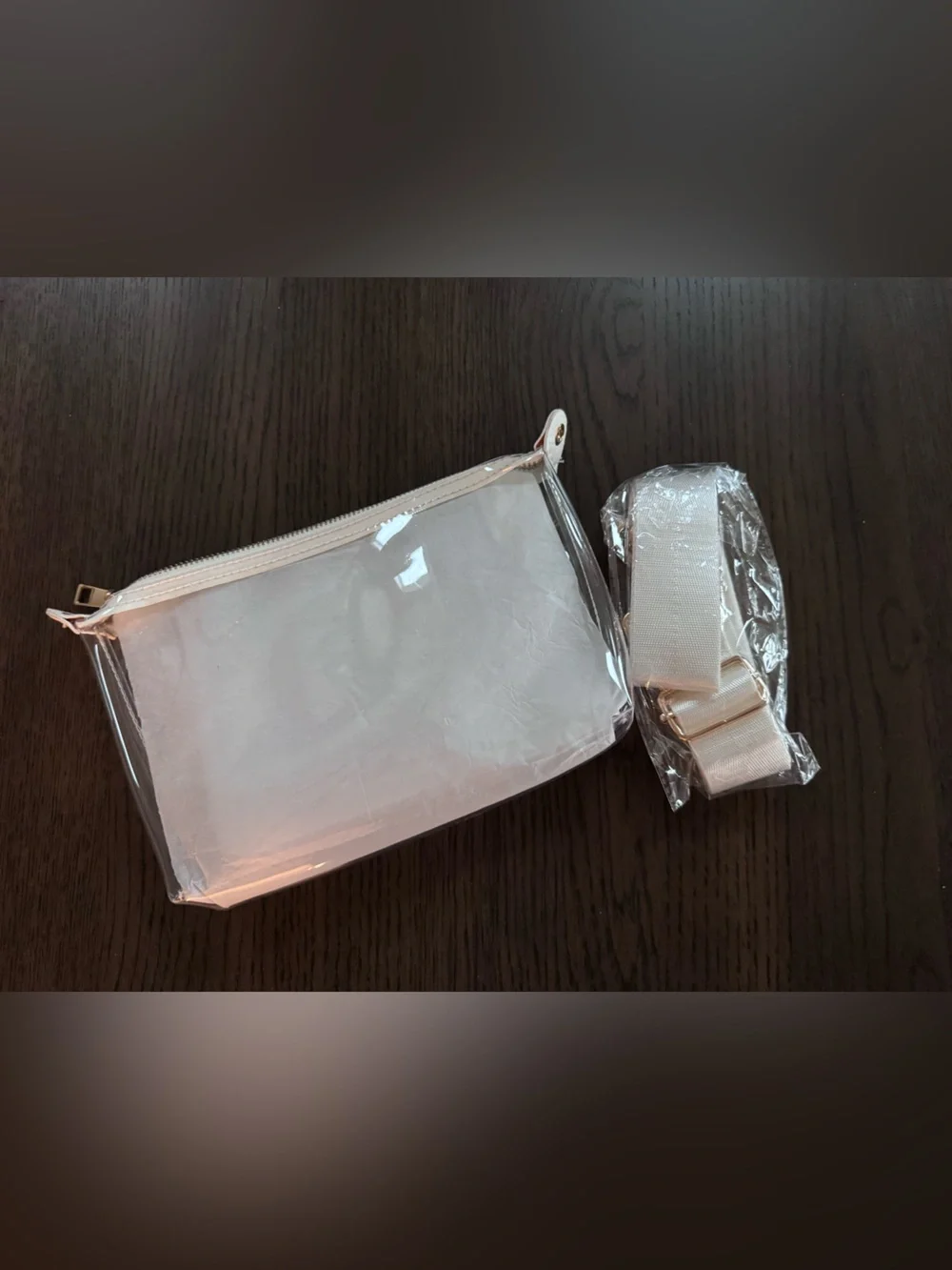 N/A transparent crossbody